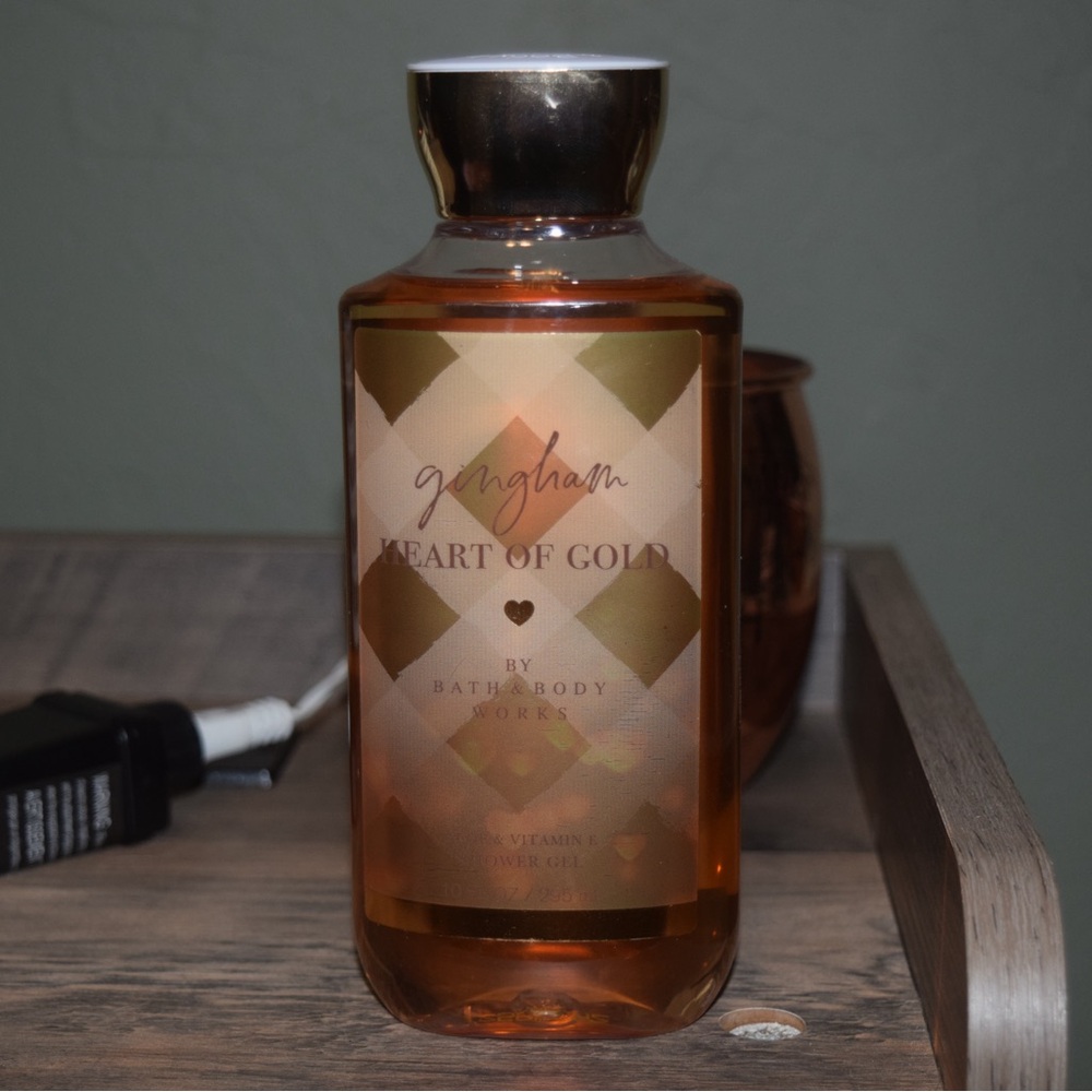 Bath and Body Works Gingham Heart Of Gold Shower Gel